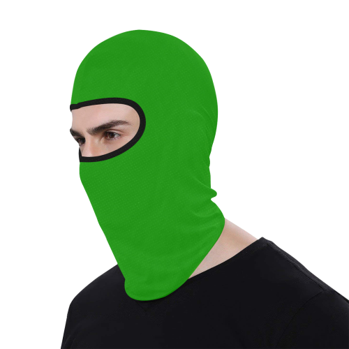 Motorcycle Face Mask green All Over Print Balaclava