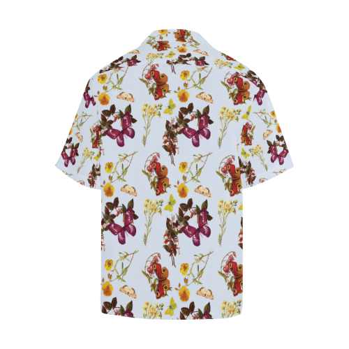 Floral pattern Hawaiian Shirt (Model T58)