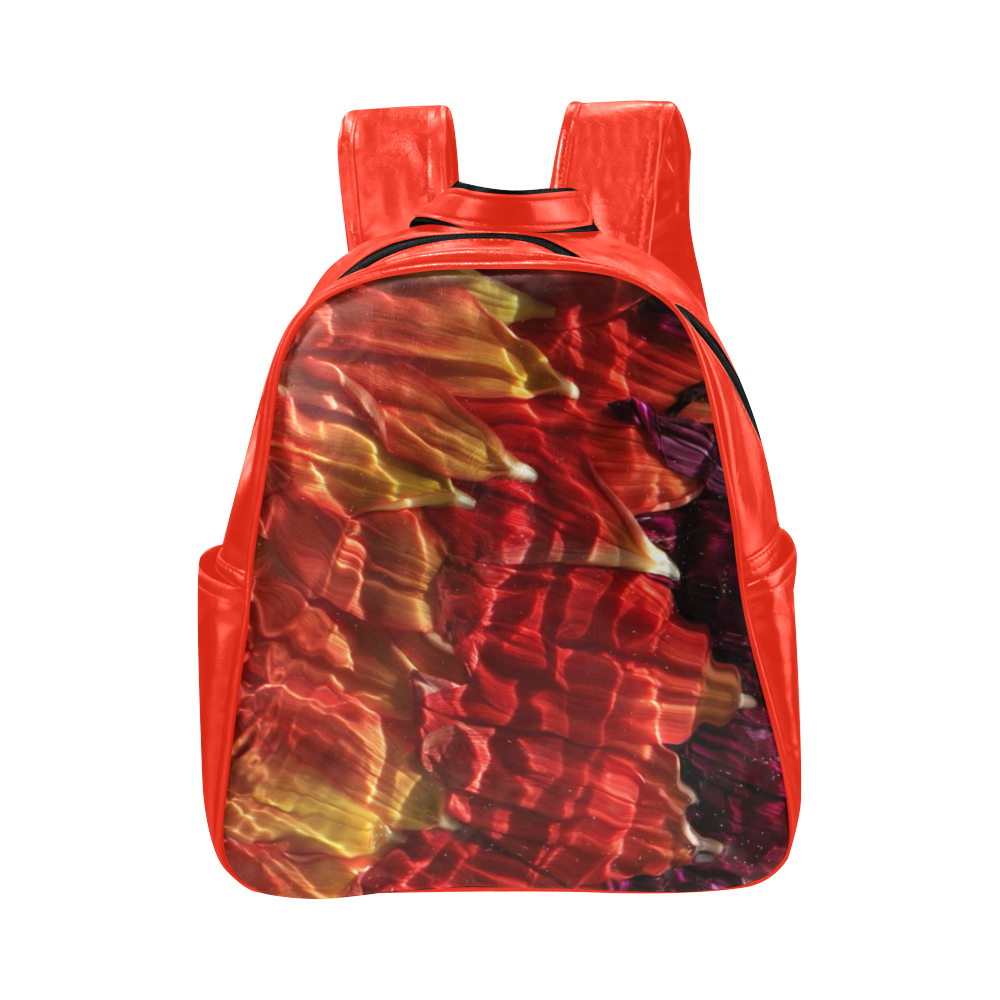Muscled Petals Multi-Pockets Backpack (Model 1636)