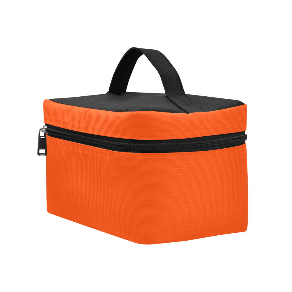color orange red Cosmetic Bag/Large (Model 1658)