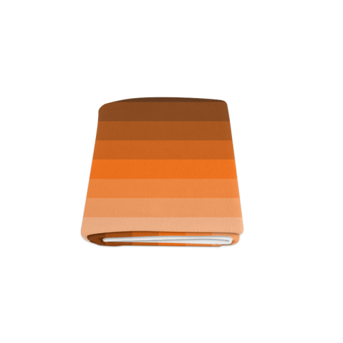 Orange stripes Blanket 50"x60"