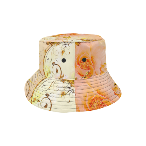 Beautiful flowers in soft colors All Over Print Bucket Hat