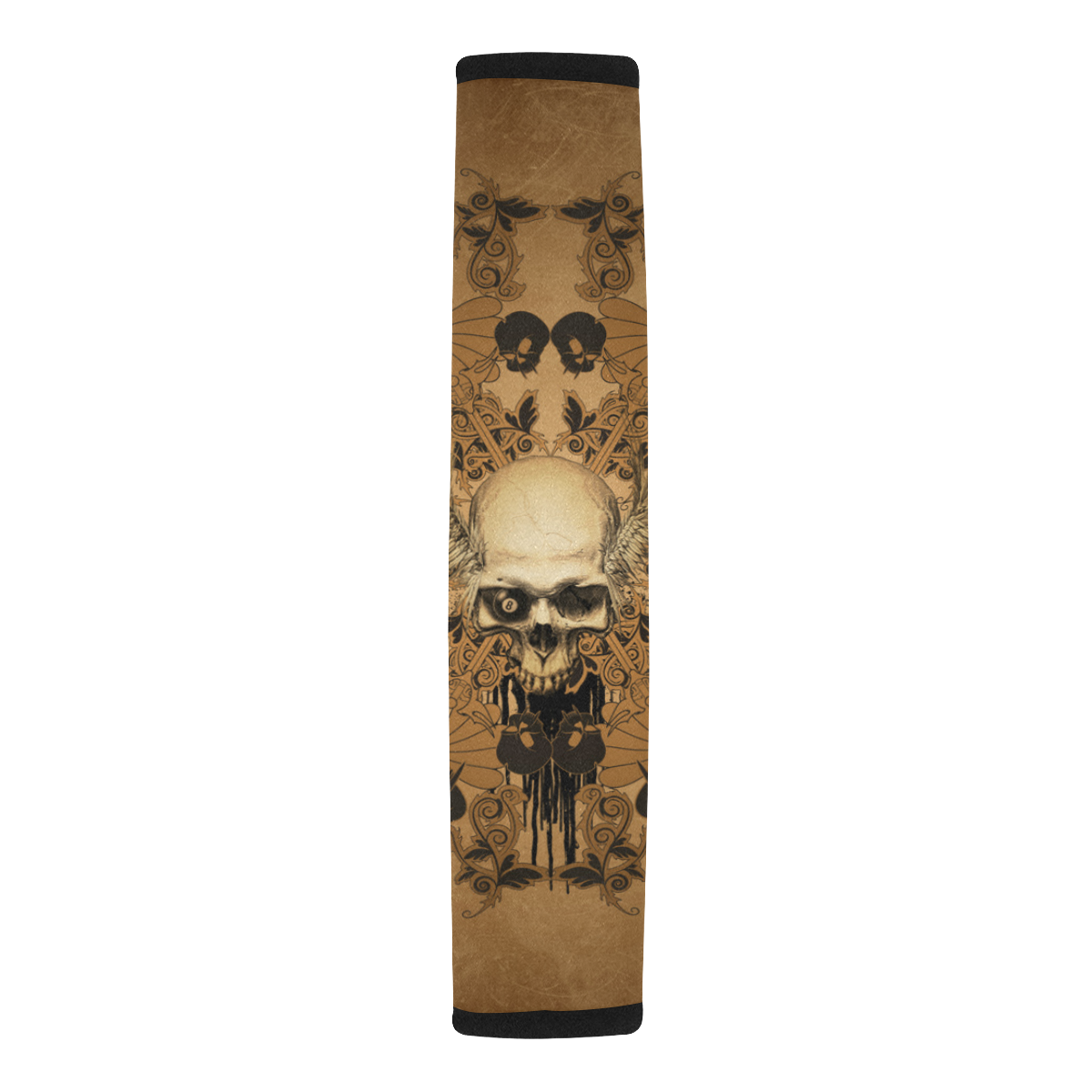 Skull with skull mandala on the background Car Seat Belt Cover 7''x12.6''