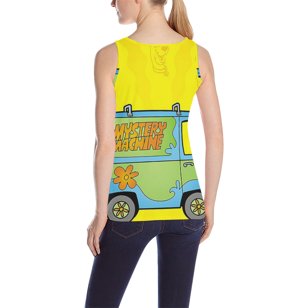 scooby All Over Print Tank Top for Women (Model T43)