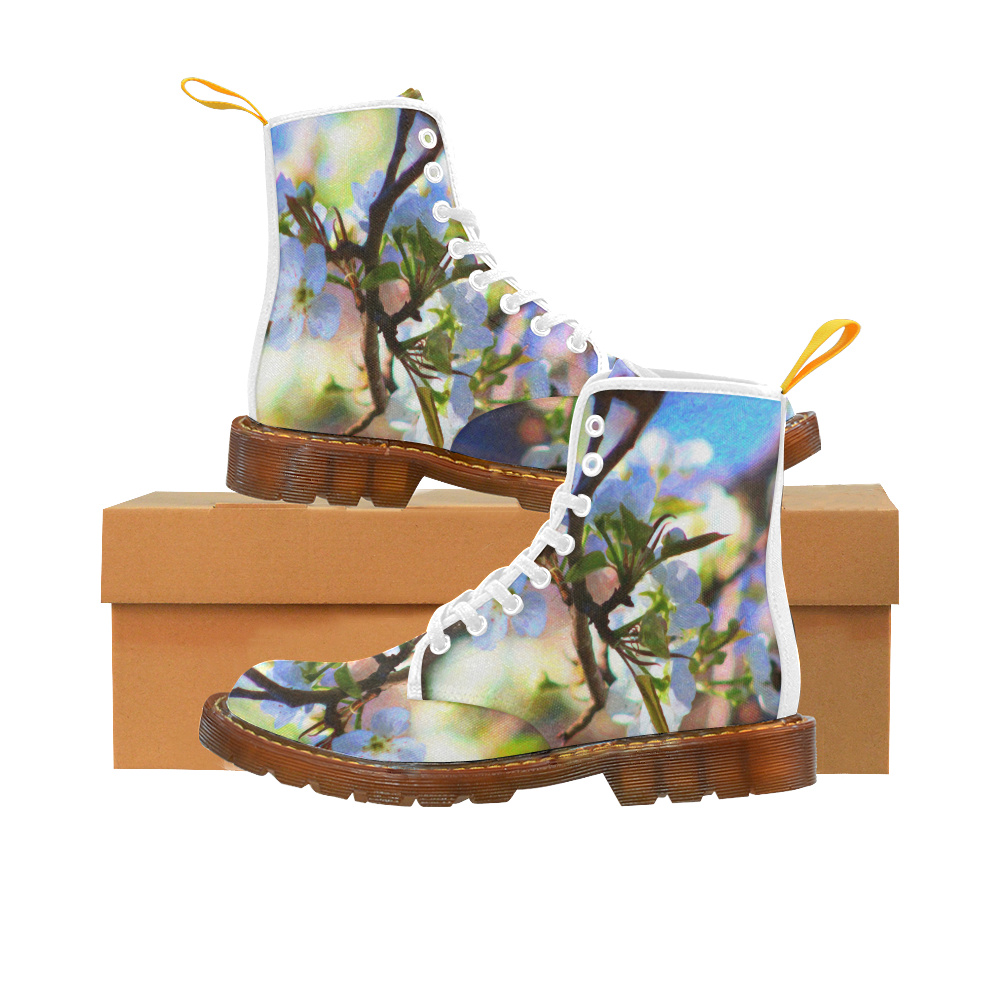 Pear Tree Blossoms Martin Boots For Men Model 1203H