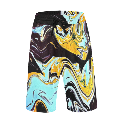 oil_d Men's All Over Print Casual Shorts (Model L23)
