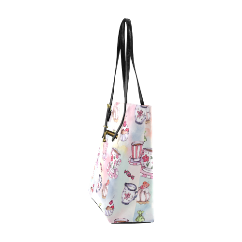 Coffee and sweeets Euramerican Tote Bag/Small (Model 1655)