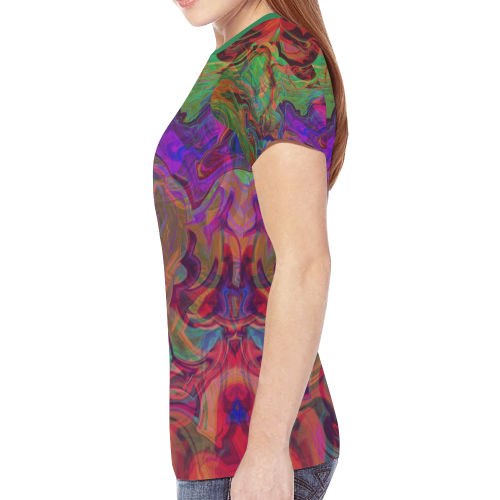 Groovy baby New All Over Print T-shirt for Women (Model T45)