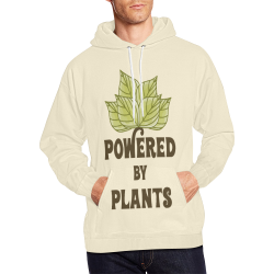 Powered by Plants (vegan) All Over Print Hoodie for Men (USA Size) (Model H13)