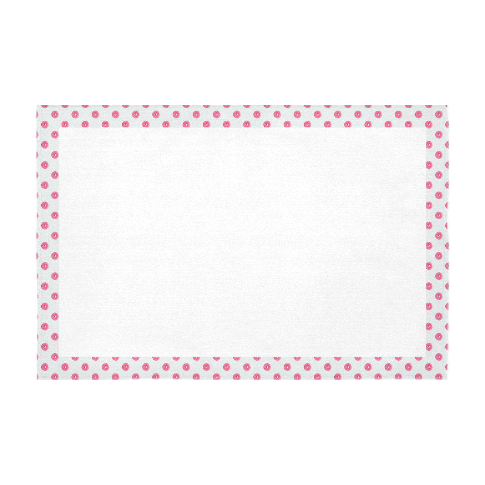 Rosebud Cotton Linen Tablecloth 60" x 90"