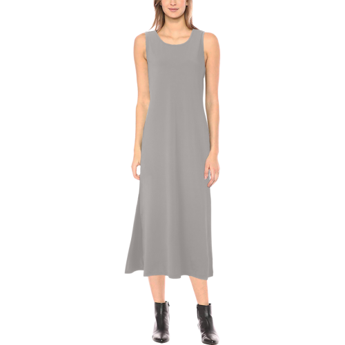 Ash Phaedra Sleeveless Open Fork Long Dress (Model D08)