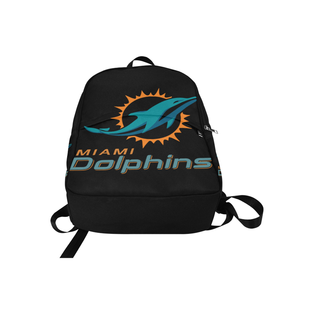 Miami Dolphins Black Fabric Backpack for Adult (Model 1659)