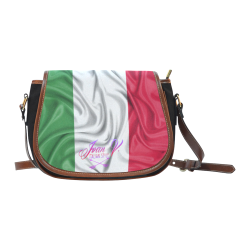 Made in Italy, by Ivan Venerucci Italian Style Saddle Bag/Small (Model 1649)(Flap Customization)