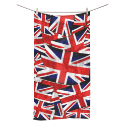 Union Jack British UK Flag Bath Towel 30"x56"