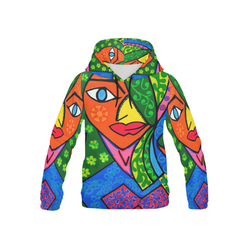 Blooming All Over Print Hoodie for Kid (USA Size) (Model H13)