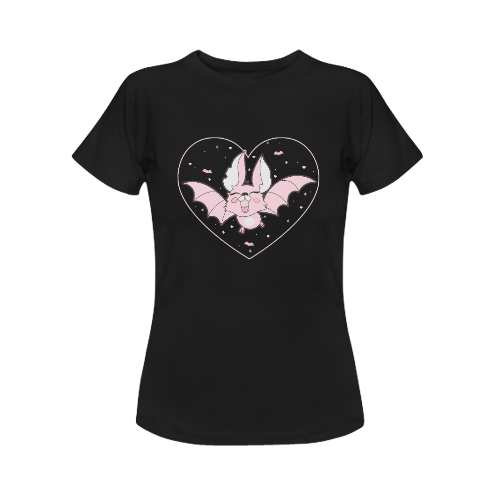 Heart_Bat_s Women's T-Shirt in USA Size (Front Printing Only)