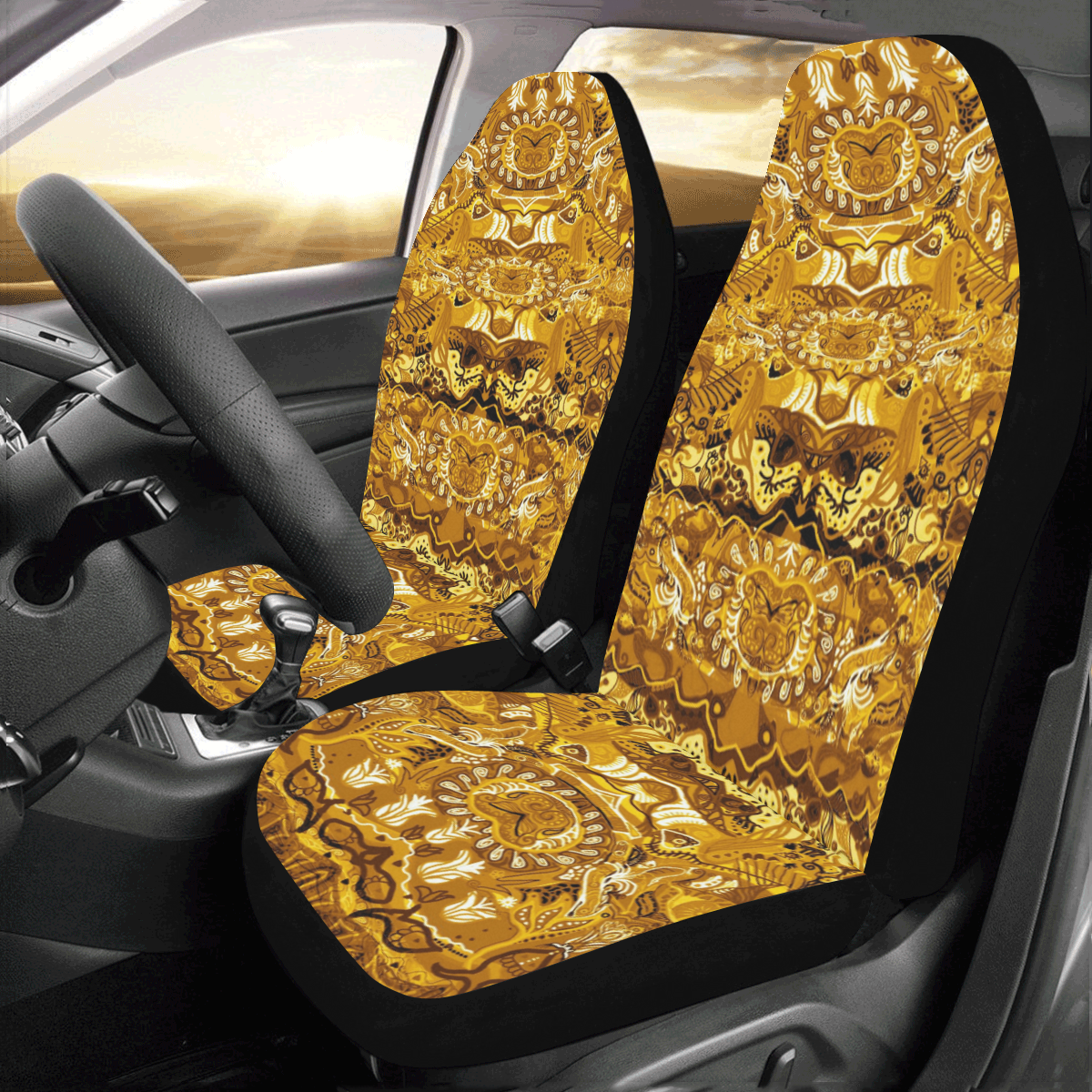 4th picasso -6 Car Seat Covers (Set of 2)