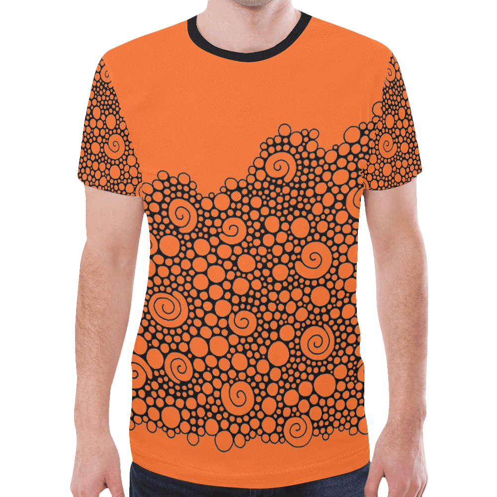 Sketching Art - Spiral Power 1 New All Over Print T-shirt for Men (Model T45)
