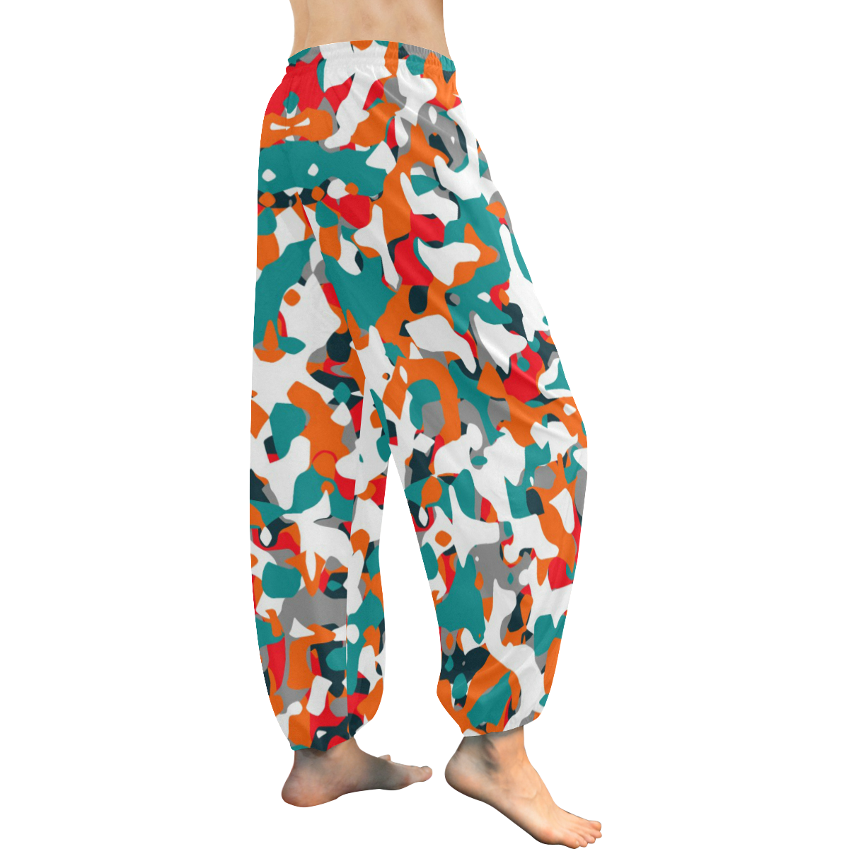 POP ART CAMOUFLAGE 1 Women's All Over Print Harem Pants (Model L18)