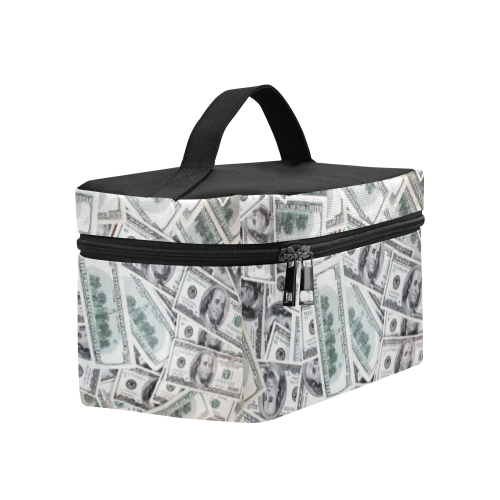 Cash Money / Hundred Dollar Bills Cosmetic Bag/Large (Model 1658)
