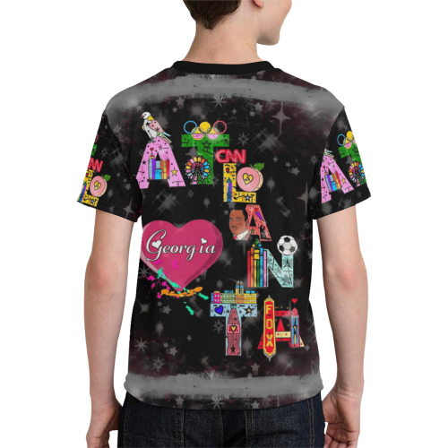 Atlanta Fun by Nico Bielow Kids' All Over Print T-shirt (Model T65)