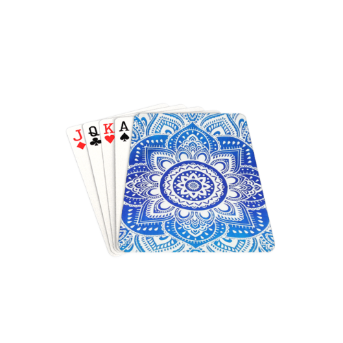 MANDALA LOTUS FLOWER Playing Cards 2.5"x3.5"