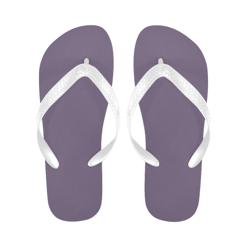 Grape Compote Flip Flops for Men/Women (Model 040)
