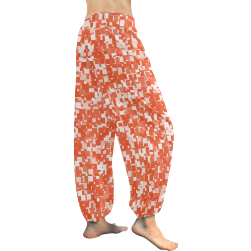Flame Pixels Women's All Over Print Harem Pants (Model L18)