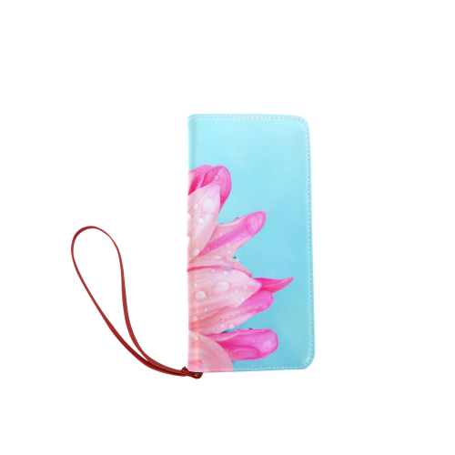 Flower Women's Clutch Wallet (Model 1637)