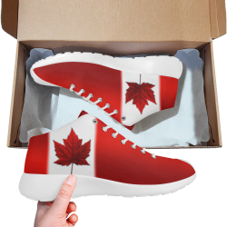 Canada Flag Training Shoes Women's Women's Basketball Training Shoes (Model 47502)