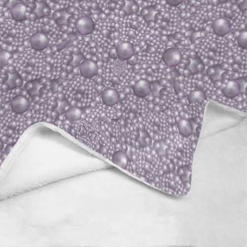 festive purple pearls Ultra-Soft Micro Fleece Blanket 30''x40''