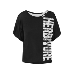 Herbivore (vegan) Women's Batwing-Sleeved Blouse T shirt (Model T44)