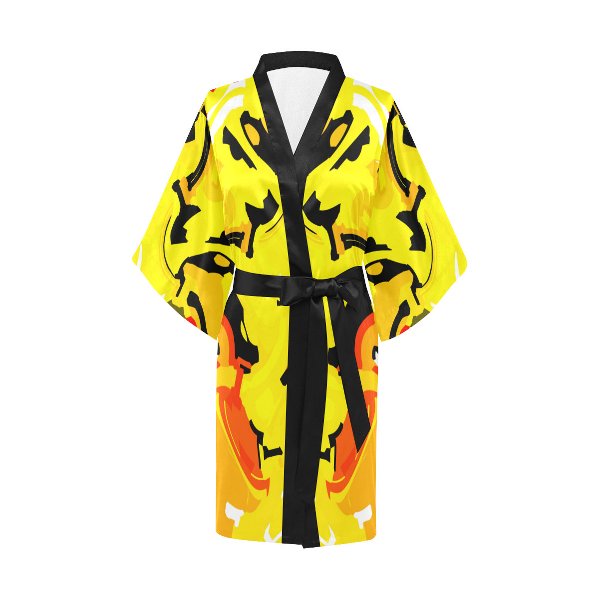 iamcrazy - black Kimono Robe