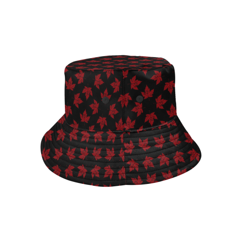 Cool Canada Buckethat Retro Black All Over Print Bucket Hat for Men