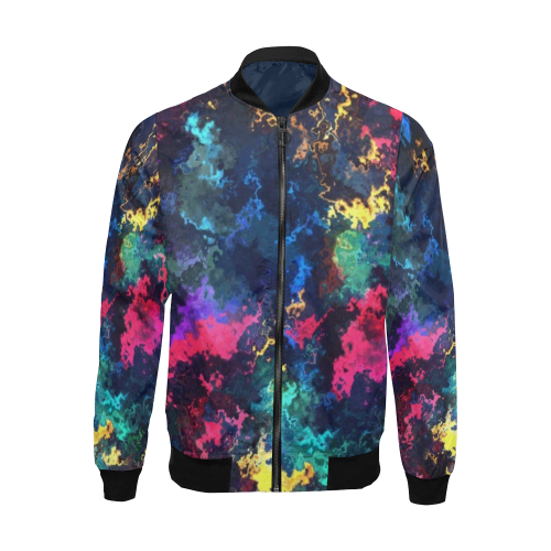 The colors of the soul All Over Print Bomber Jacket for Men/Large Size (Model H19)