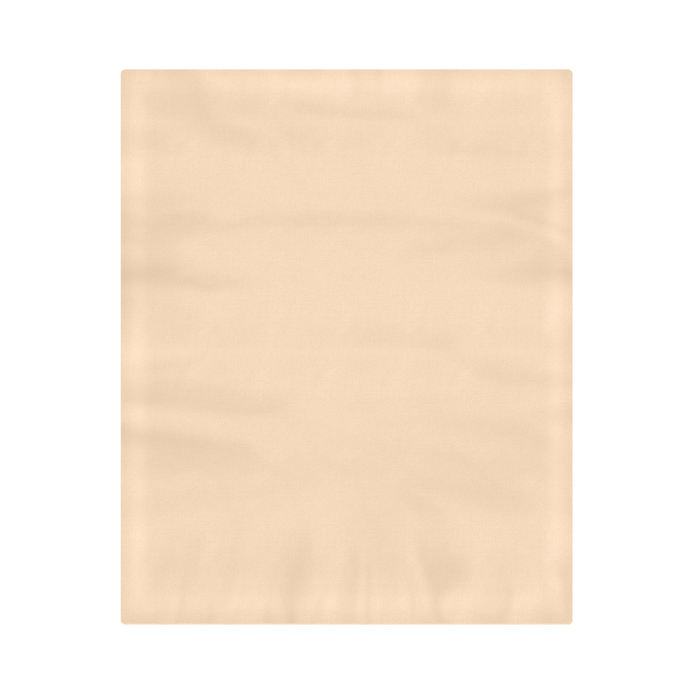 color peach puff Duvet Cover 86"x70" ( All-over-print)