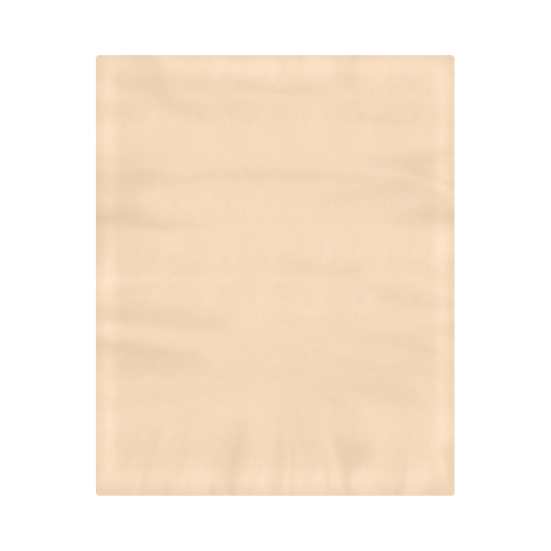 color peach puff Duvet Cover 86"x70" ( All-over-print)