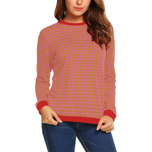 EmploymentaGrid 18 All Over Print Crewneck Sweatshirt for Women (Model H18)