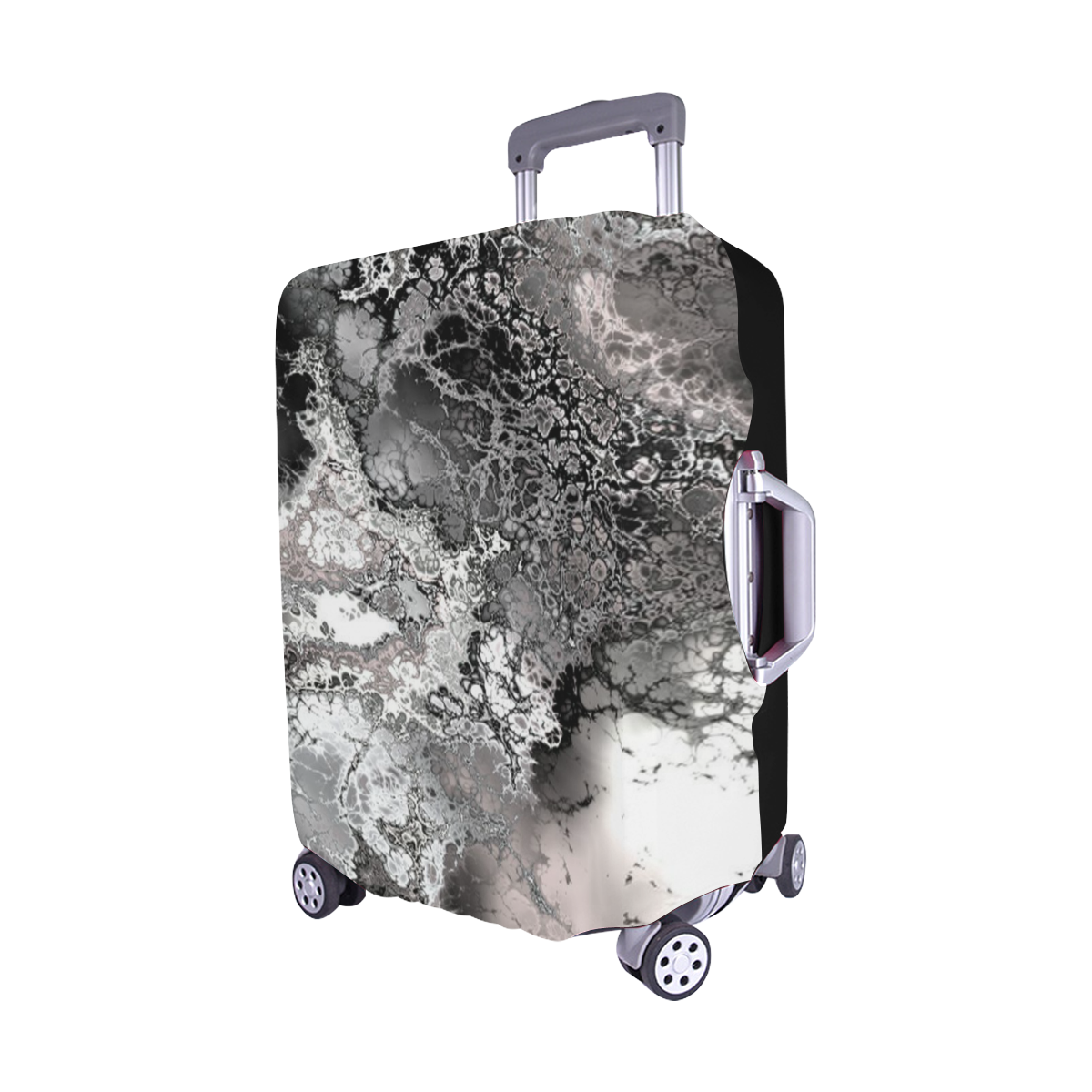awesome fractal 29 Luggage Cover/Medium 22"-25"