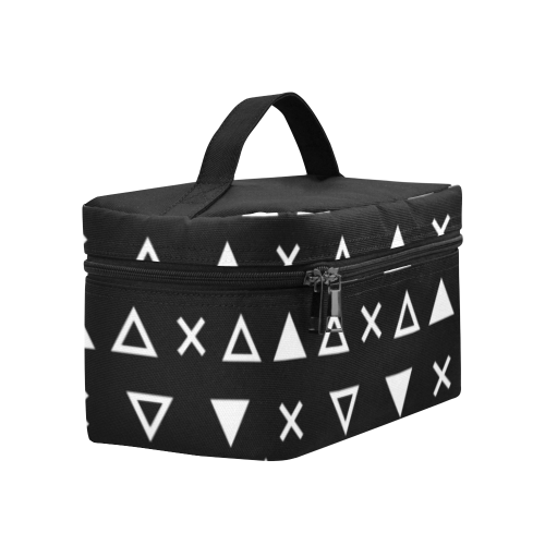 Geo Line Triangle Cosmetic Bag/Large (Model 1658)