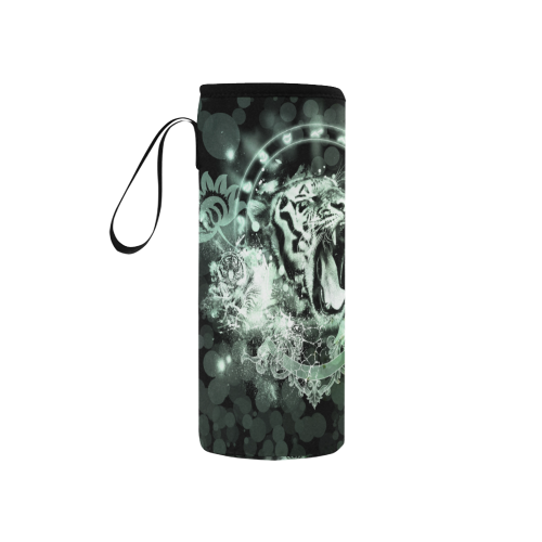 Amazing tigers Neoprene Water Bottle Pouch/Small