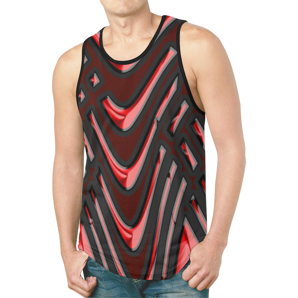 abstract_5500_2019_RBW_7h New All Over Print Tank Top for Men (Model T46)