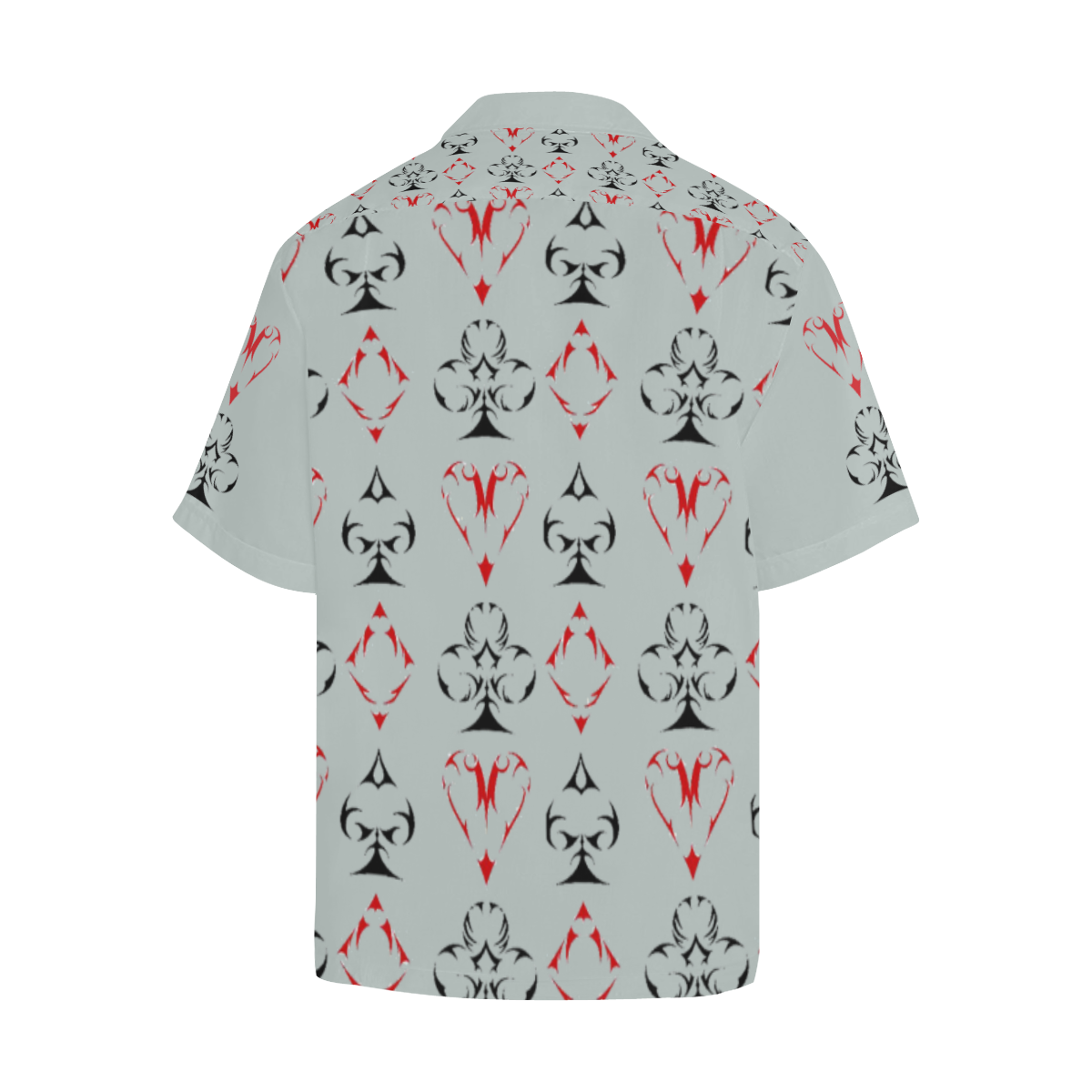 The four suits in playing cards Hawaiian Shirt (Model T58)