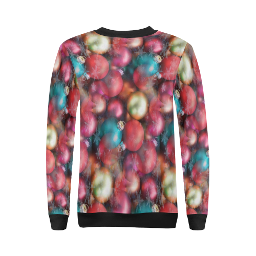 Christmas Balls by Artdream All Over Print Crewneck Sweatshirt for Women (Model H18)