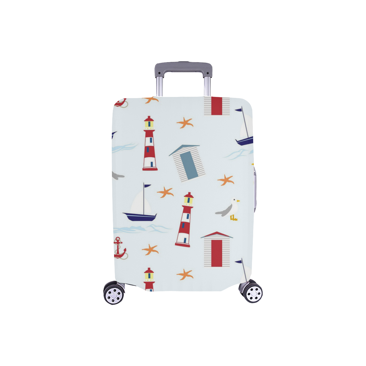 Nautical 1 Luggage Cover/Small 18"-21"