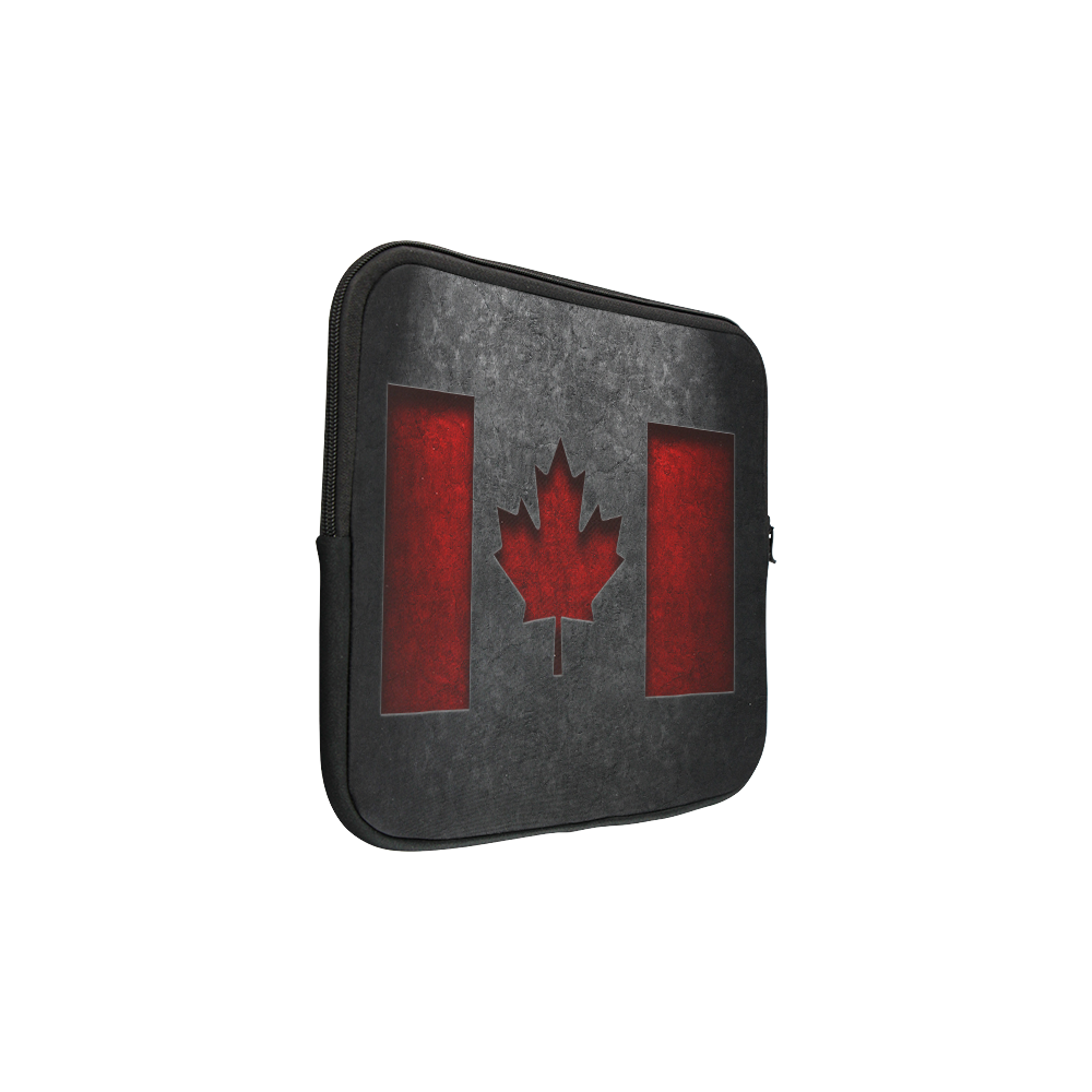 Canadian Flag Stone Texture Macbook Pro 13''