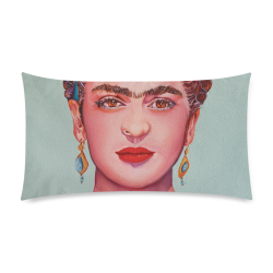 FRIDA IN YOUR FACE Custom Rectangle Pillow Case 20"x36" (one side)