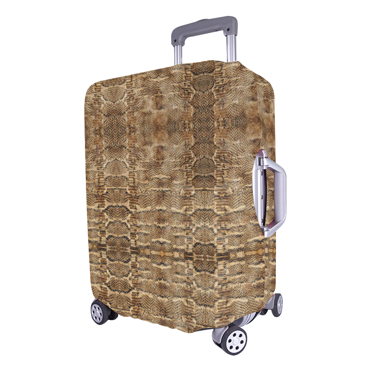 Glamour Golden Python Luggage Cover/Large 26"-28"