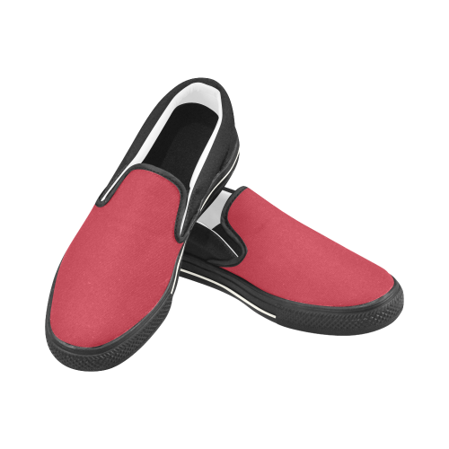 303 Women's Slip-on Canvas Shoes/Large Size (Model 019)