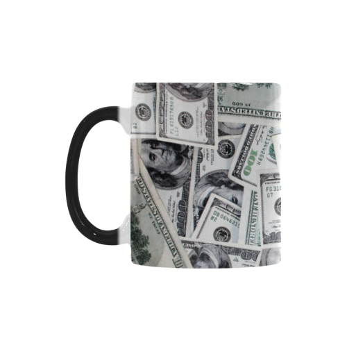 Cash Money / Hundred Dollar Bills Custom Morphing Mug